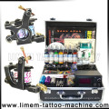 Kit de tatouage professionnel Wit Liner et Shader Tattoo Machines 7 encres de couleur